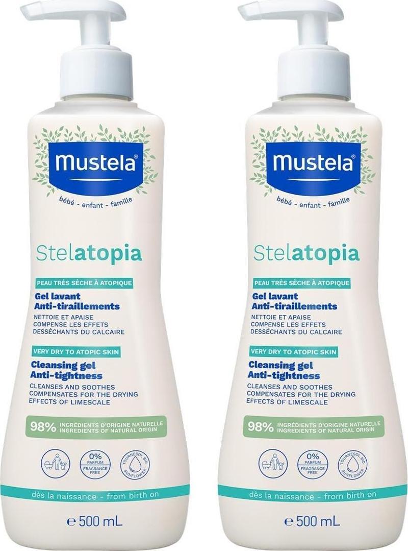 Stelatopia Cleansing Gel 500 ml 2 Adet