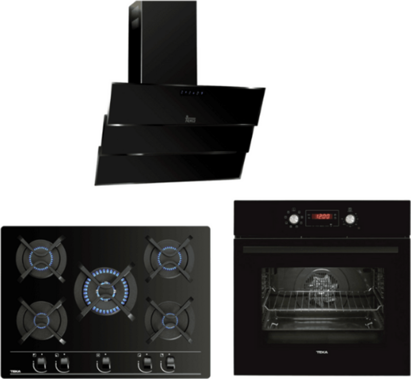 CHEF 10 ANKASTRE SİYAH SET ( HAK 629 / GBC 75030 / TVT 90 )