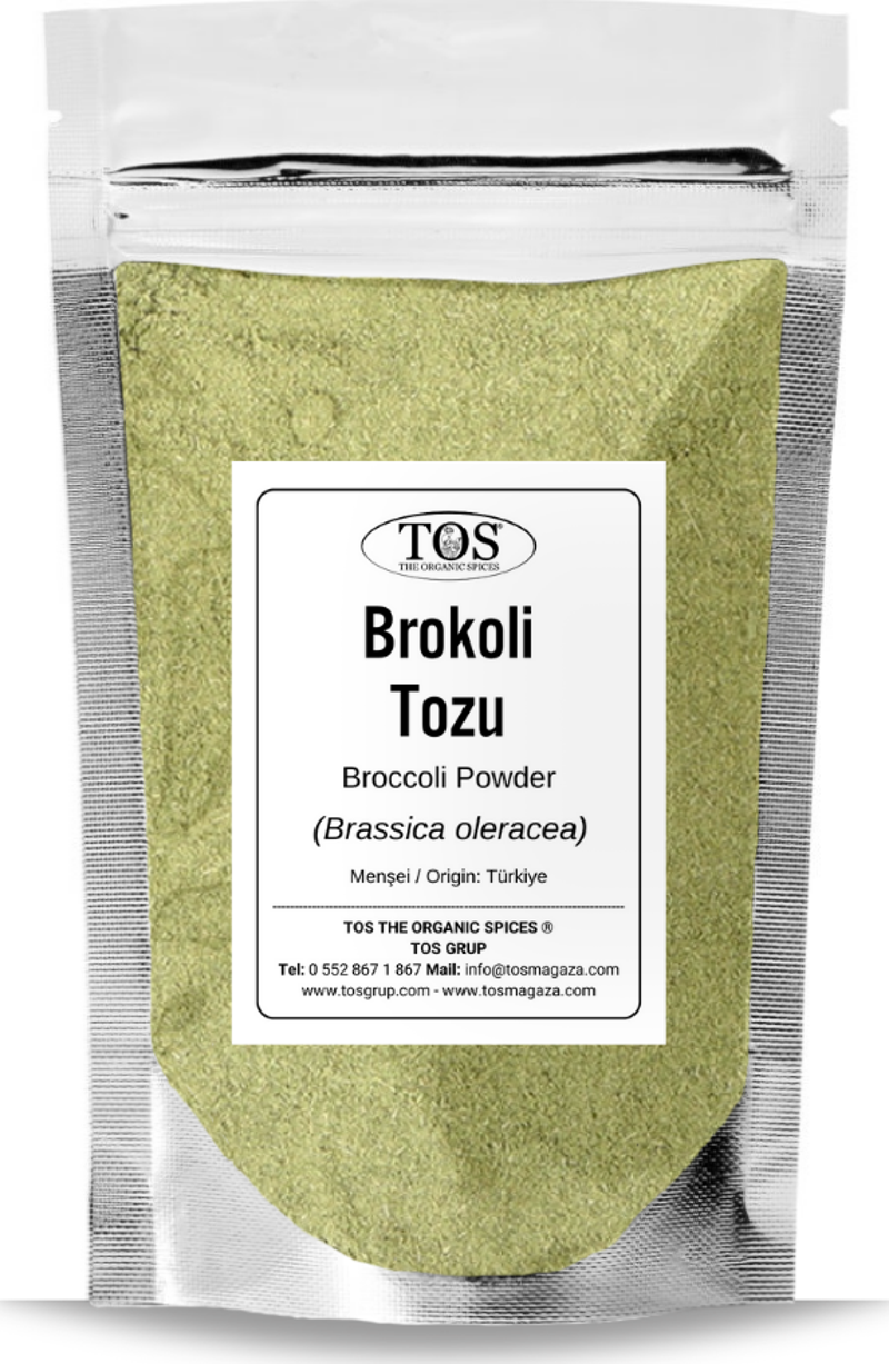 Brokoli Tozu 500 gr (1. Kalite) Brassica oleracea / Broccoli Powder