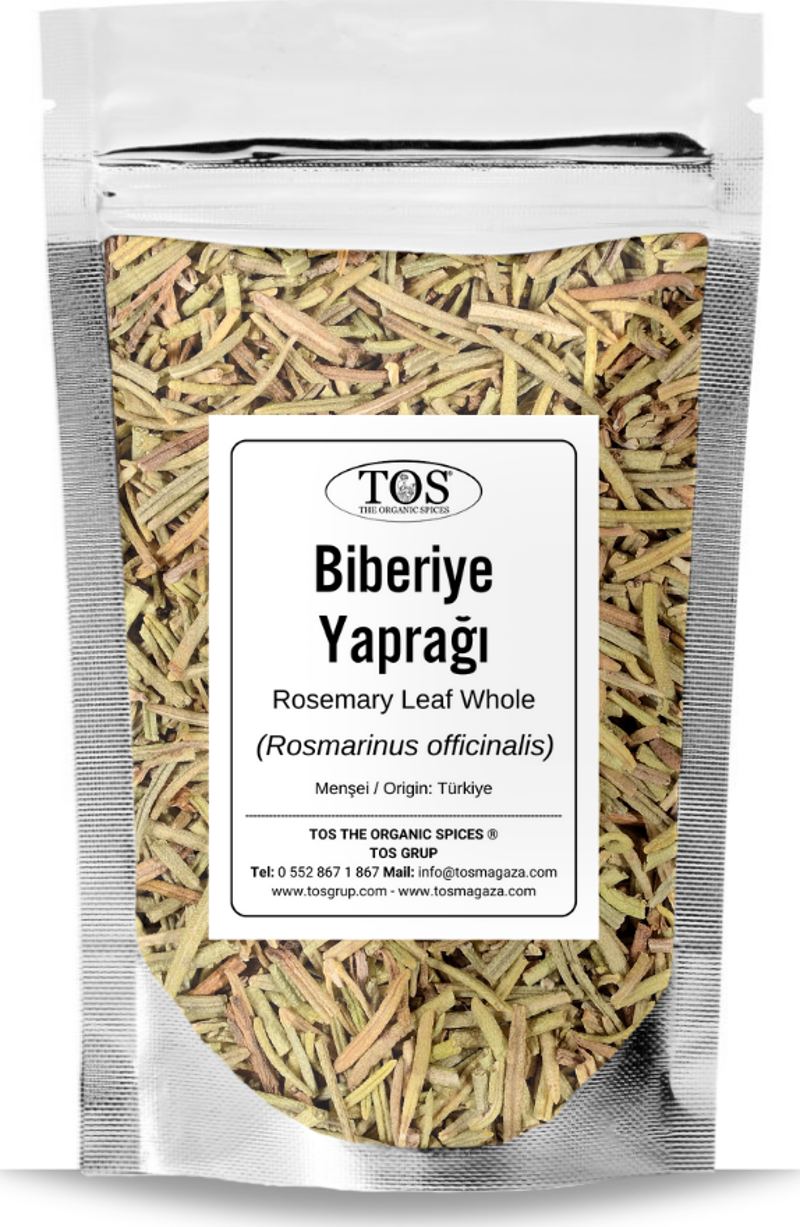 Biberiye Yaprağı 1 kg (1. Kalite) Rosmarinus officinalis / Dried Rosemary Leaf