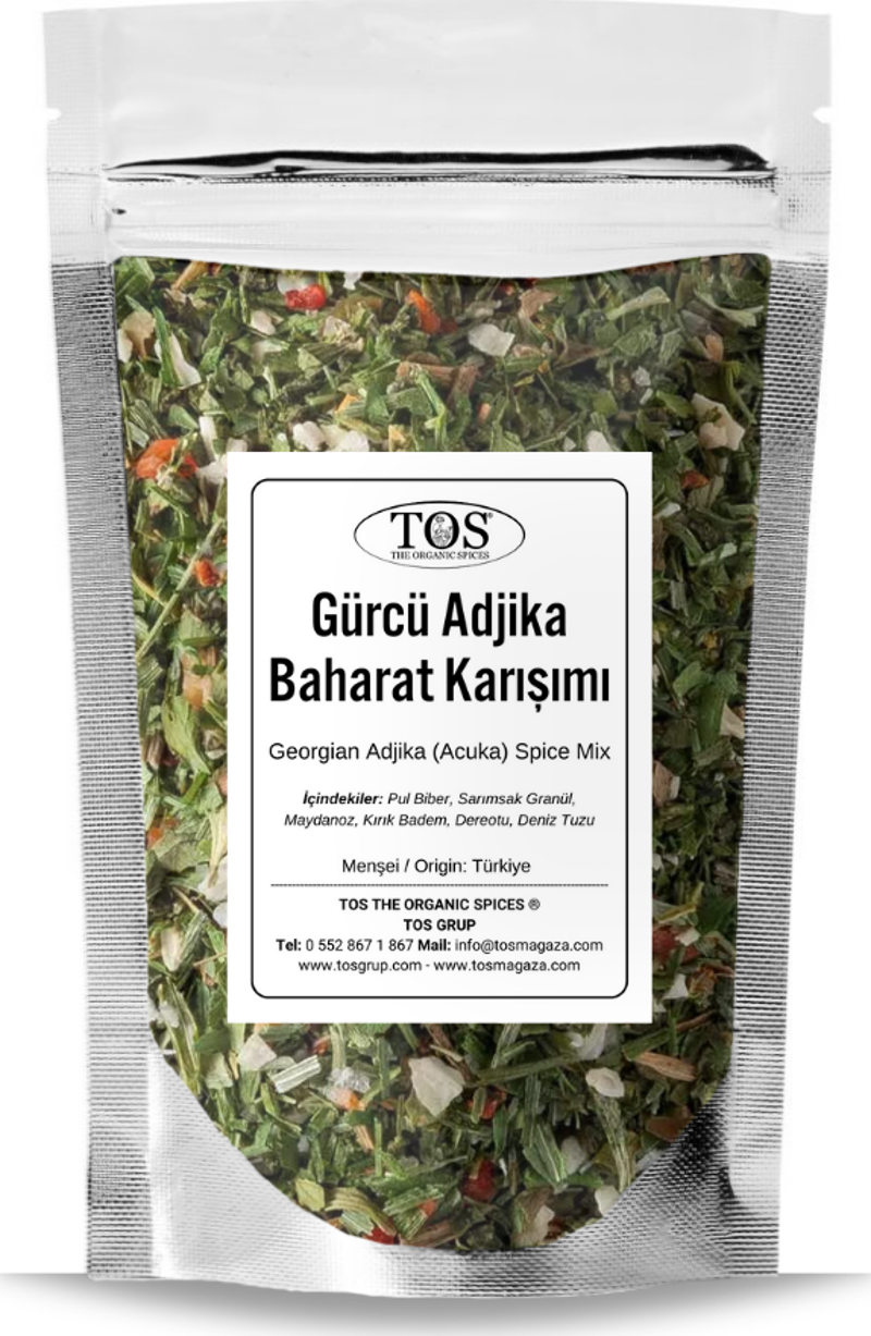 Gürcü Adjika Acuka Baharat Karışımı 100 gr Georgian Adjika Spice Blend - Premium Quality