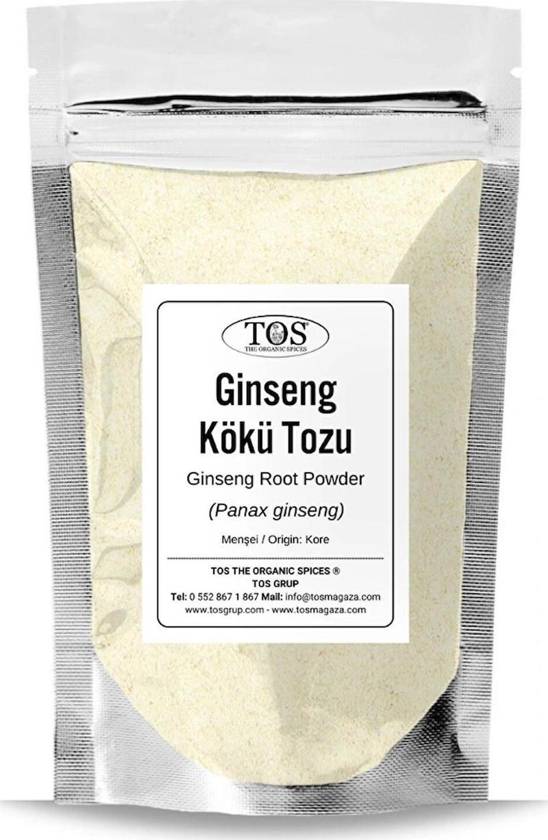 Ginseng Kökü Tozu 50 gr Kore (1. Kalite) Ginseng Root Powder, Korea