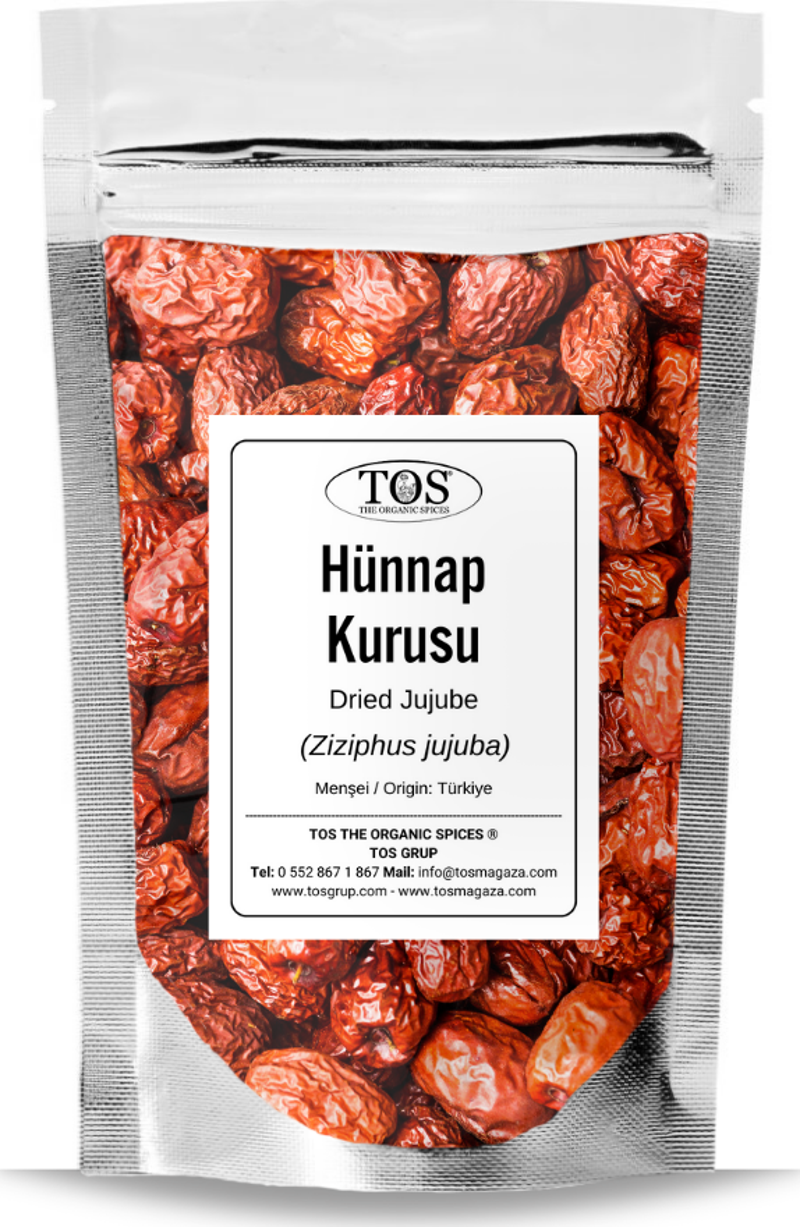 Hünnap Kurusu 250 gr (1. Kalite) Ziziphus jujuba / Dried Jujube