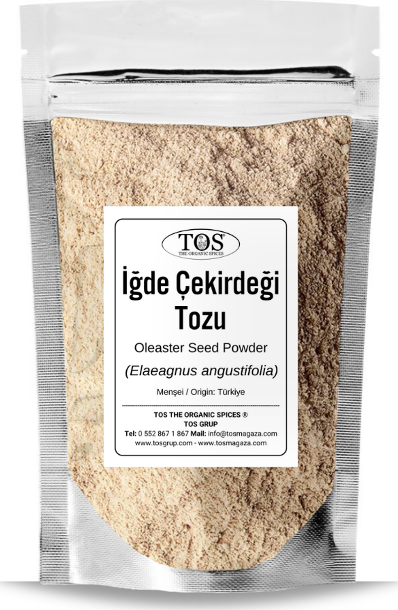 İğde Çekirdeği Tozu 100 gr (1. Kalite) Elaeagnus angustifolia / Oleaster Seed Powder