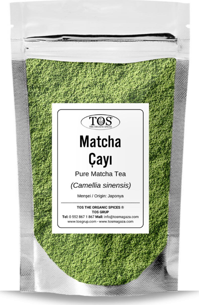 Matcha Çayı 100 gr (1. Kalite) Camellia sinensis / Pure Matcha Tea