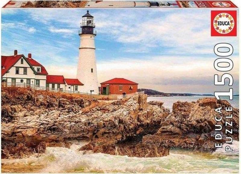 Rocky Lighthouse 1500 Parça Puzzle