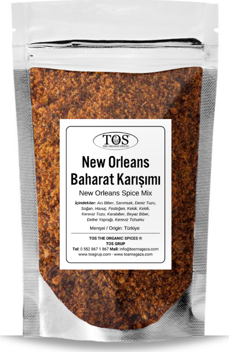 New Orleans Baharat Karışımı 250 gr New Orleans Spice Blend - Premium Quality | Baharat Karışımı