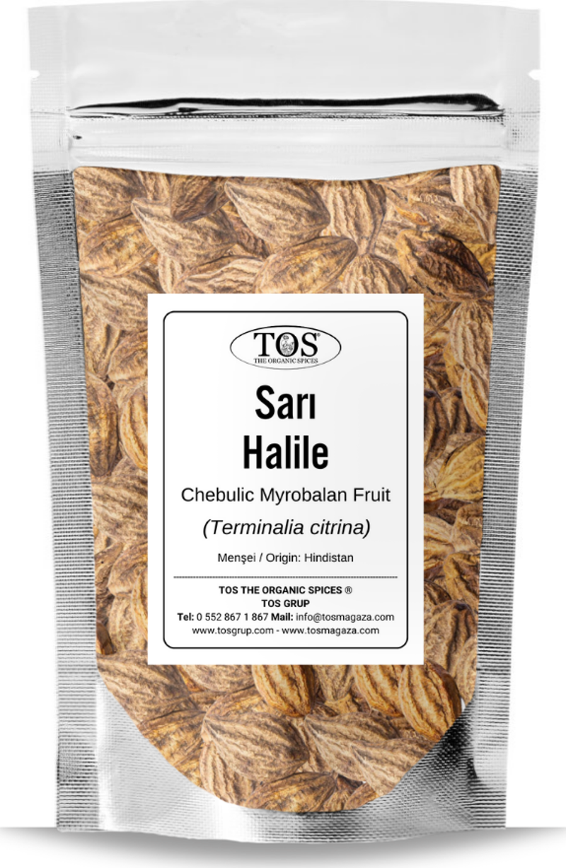 Sarı Halile 100 gr (1. Kalite) Terminalia citrina / Chebulic Myrobalan Fruit