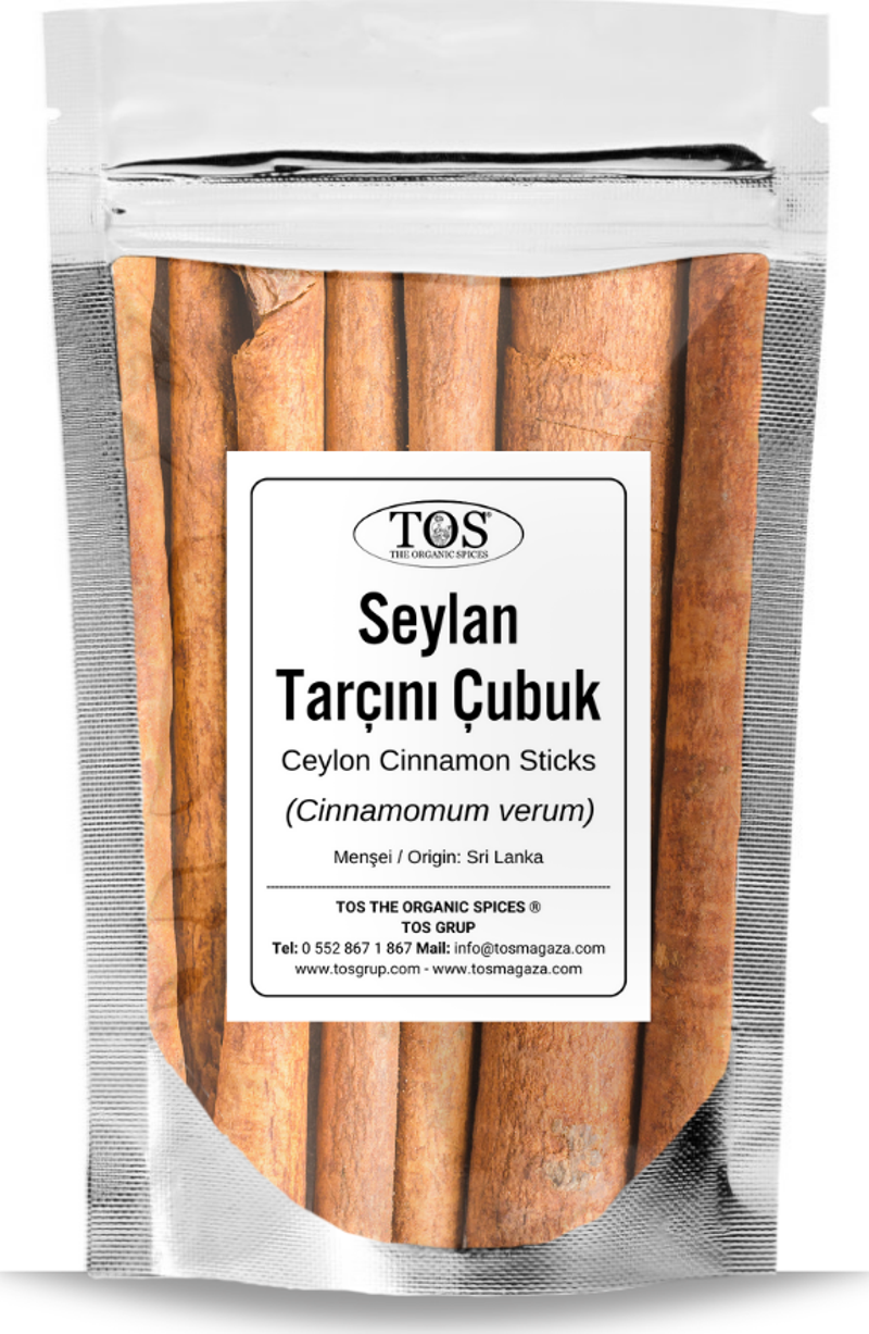 Seylan Tarçını Çubuk 1 kg Gerçek Tarçın (1. Kalite) Cinnamomum verum / Sri Lanka Tarçını