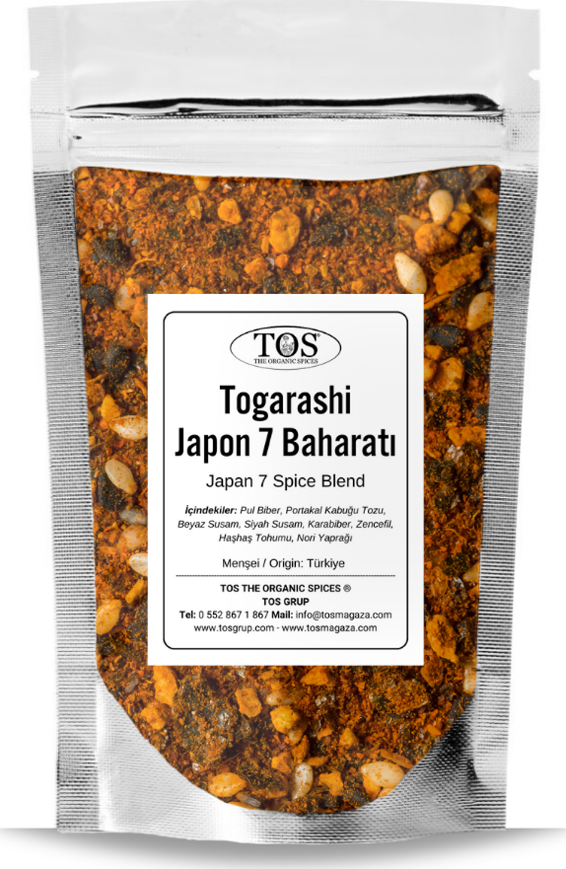 Togarashi 500 gr Japon 7 Baharatı Togarashi (Japanese 7 Spice Blend) - Premium Quality