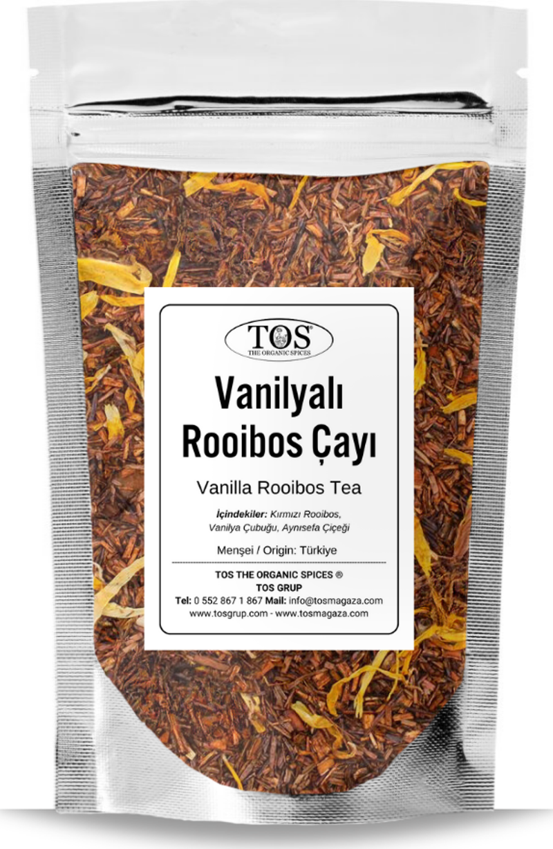 Vanilyalı Rooibos Çayı 250 gr (1. Kalite) Vanilla Rooibos Tea