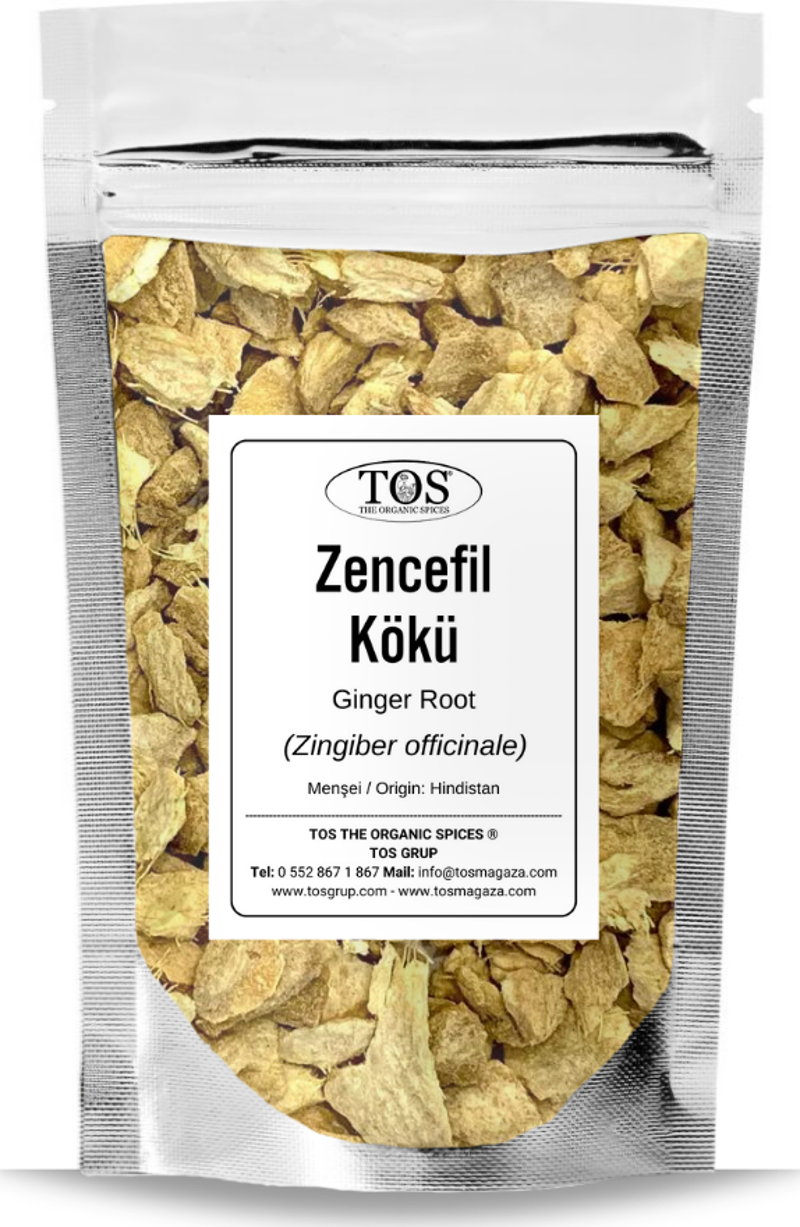 Zencefil Kökü 50 gr (1. Kalite) Zingiber officinale / Ginger Root, Whole