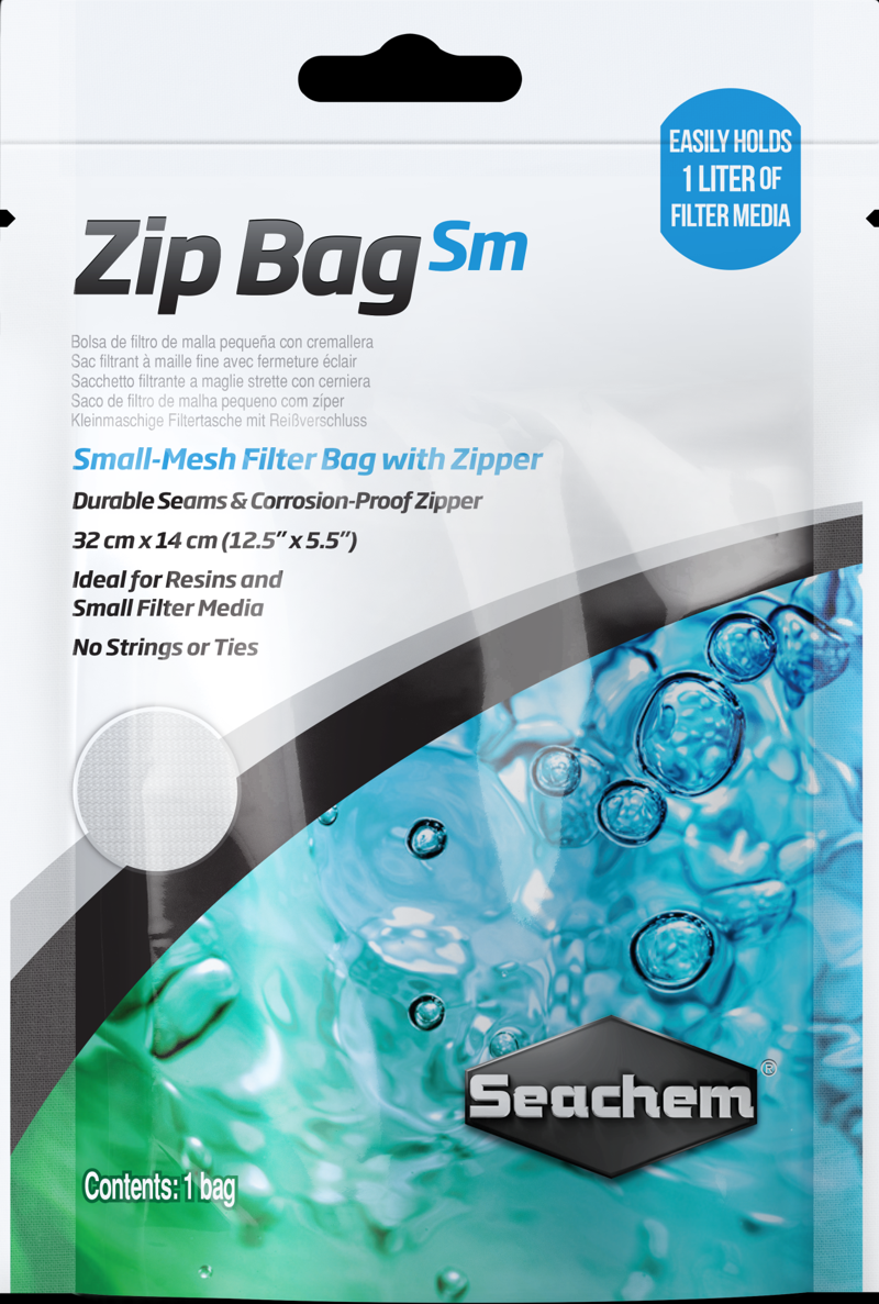 Zip Bag Fermuarlı Filtre Torbası Küçük Boy