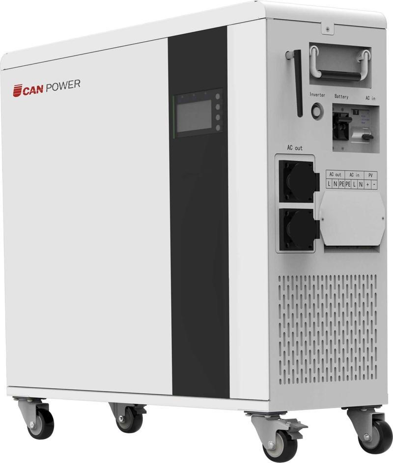 power 5.12KW/5KW Lityum LifePo4 Taşınabilir Güç İstasyonu