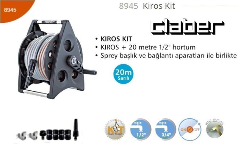 8945 Kiros Kit Hortum Makarası