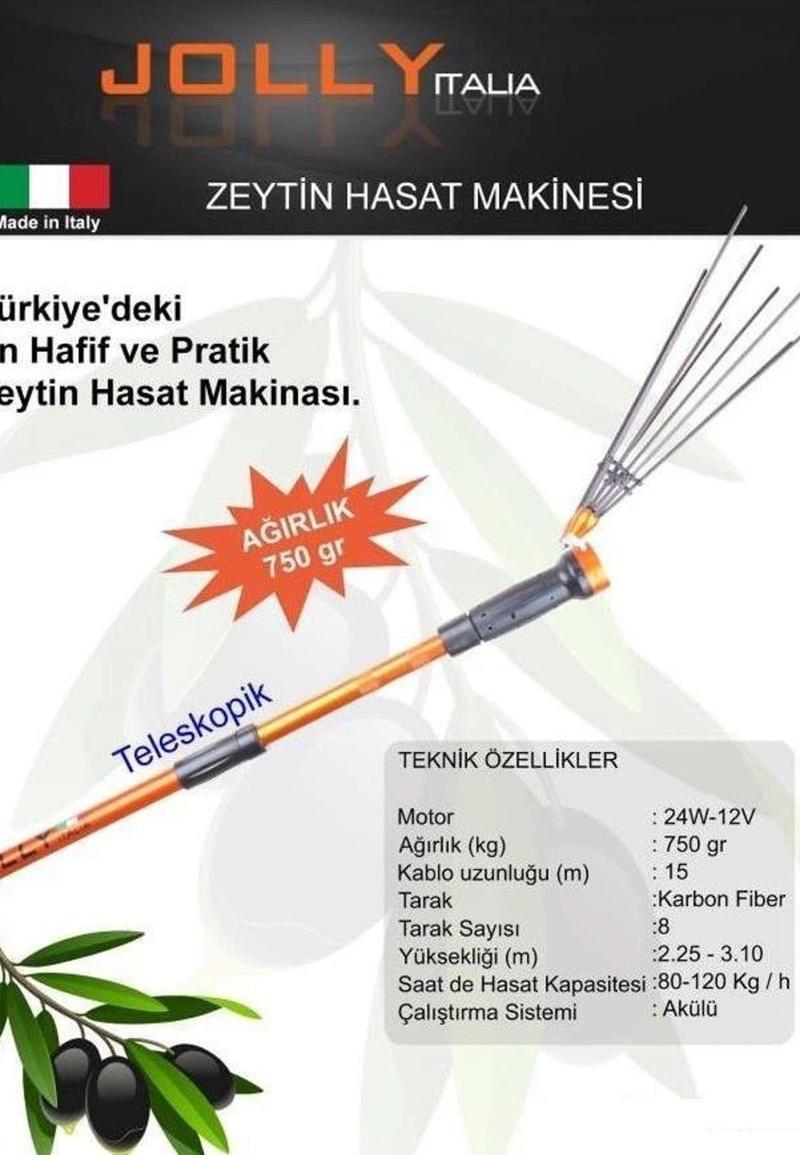 Akülü Zeytin Hasat Makinası