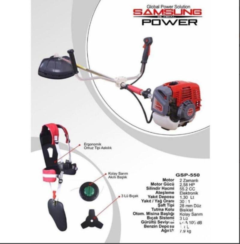 Power Gsp 550 2.58 Hp Benzinli Yan Tırpan