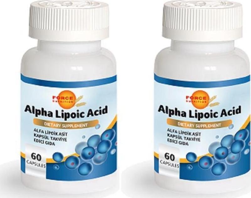 Alfa Lipoik Asit 600 Mg 60 Kapsül 2 Kutu