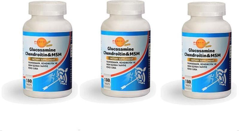 Glucosamine Chondroitin & MSM 180 Tablet 3 Kutu