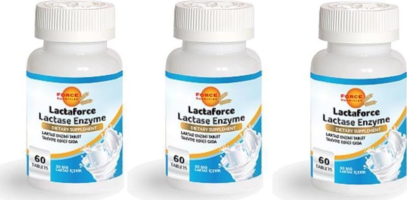 Lactaforce Lactase Enzyme 60 Tablet | 3 Kutu