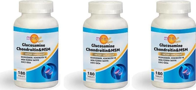 Glucosamine Chondraitin Msm 180 Tablet 3 Kutu