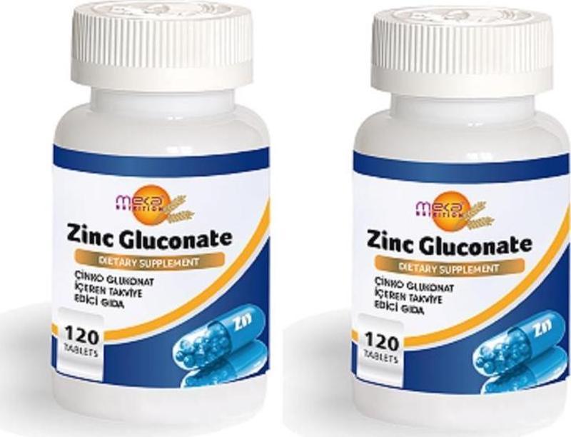 Zinc Gluconate 120 Tablet - Çinko Glukonat 2 Kutu