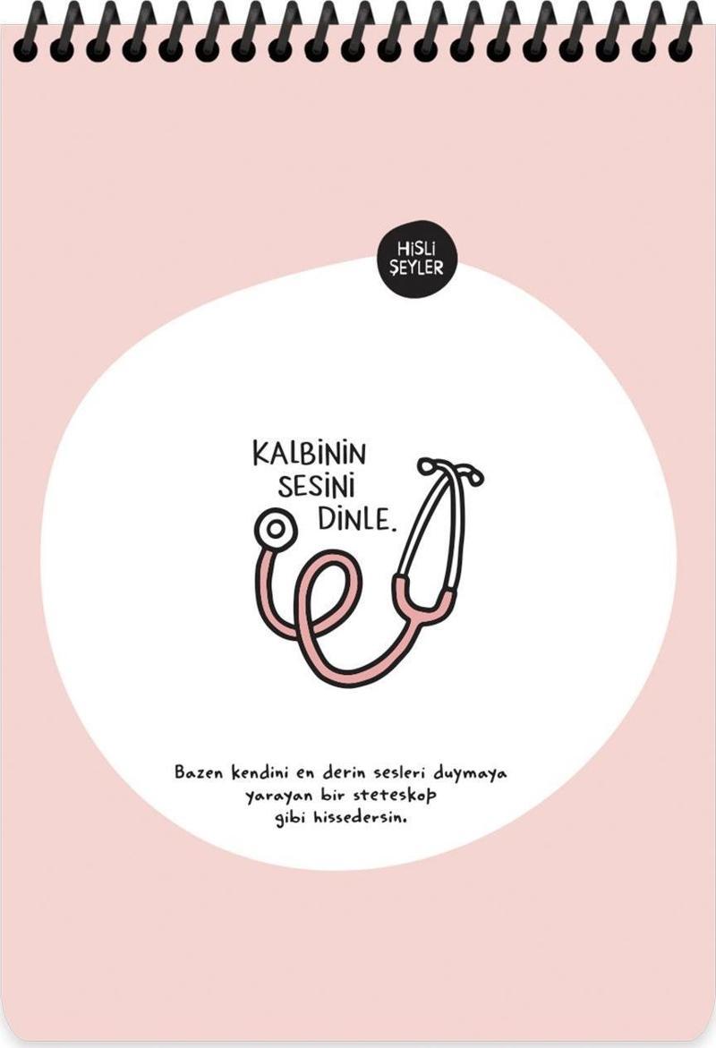 A5 Çizgili Defter - Kalbinin Sesini Dinle