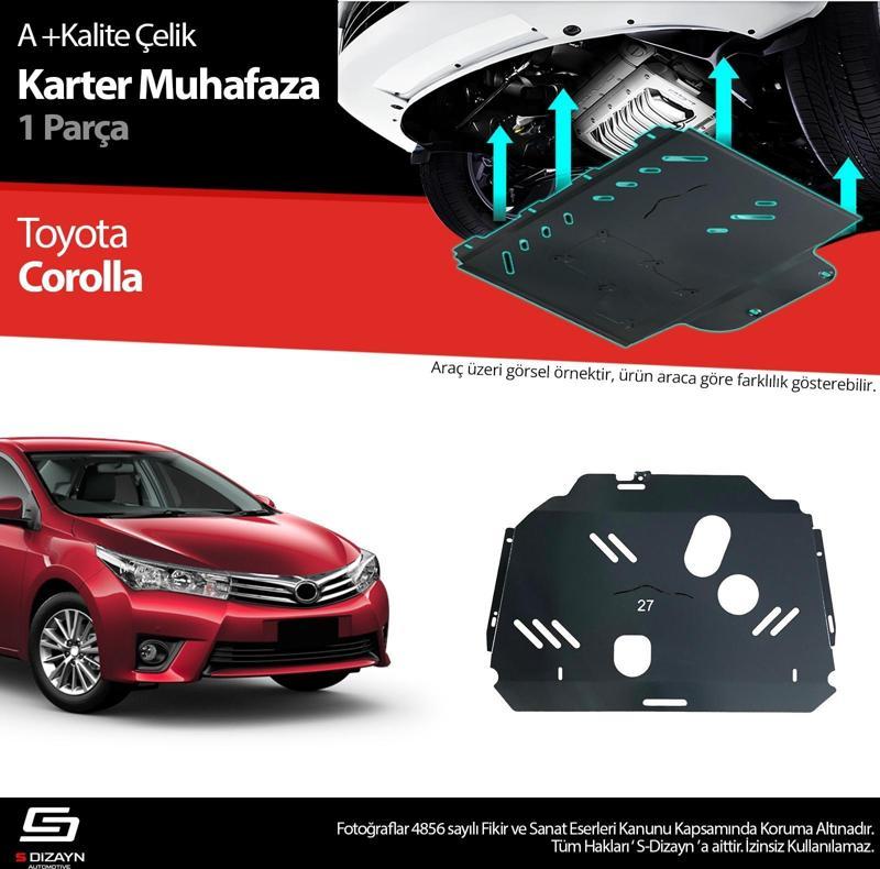 Toyota Corolla Çelik Karter Muhafaza Koruma 2013-2018 A+ Kalite