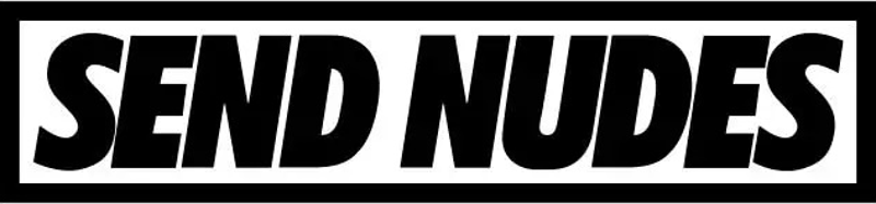 Send Nudes Oto Arka Cam Sticker 21 x 5 cm
