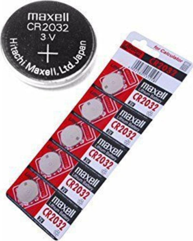 Cr2032 3v Lityum Düğme Pil 5'li Paket Cr2032