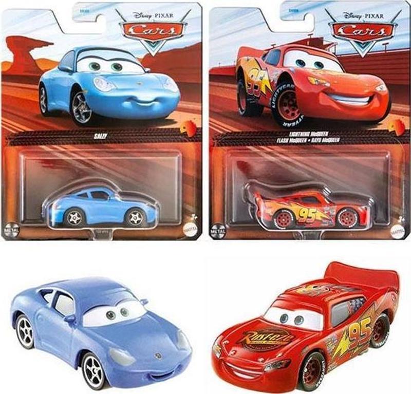 Disney Pixar Cars 2 Araç Set - Lightning McQueen & Sally (1/55) Flash - Rayo