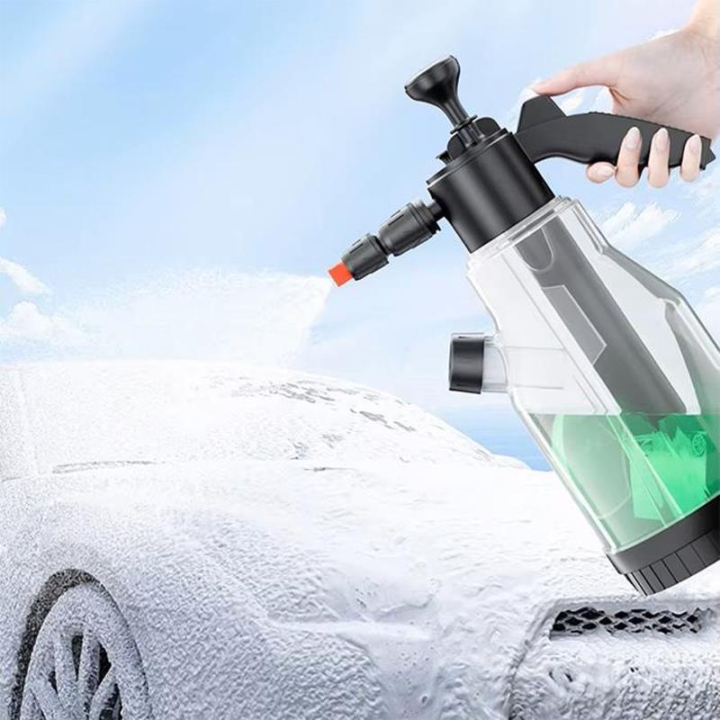 Yüksek Basınçlı 2Litre Ev Bahçe Temizlik Araç Yıkama Köpük Püskürtücü Otomatik El Pompası