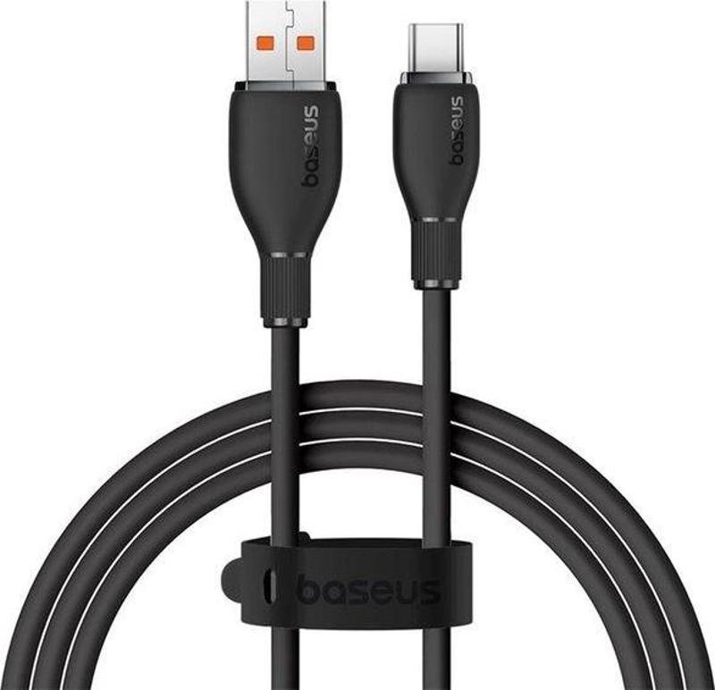 Pudding Hızlı Şarj Özellikli USB Type-C 100W Kablo 1.2m. Siyah