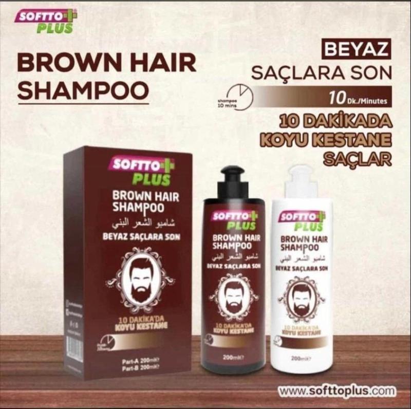 Brown Hair Shampoo Koyu Kestane (beyaz Saçlara Son) 200 + 200 Ml*