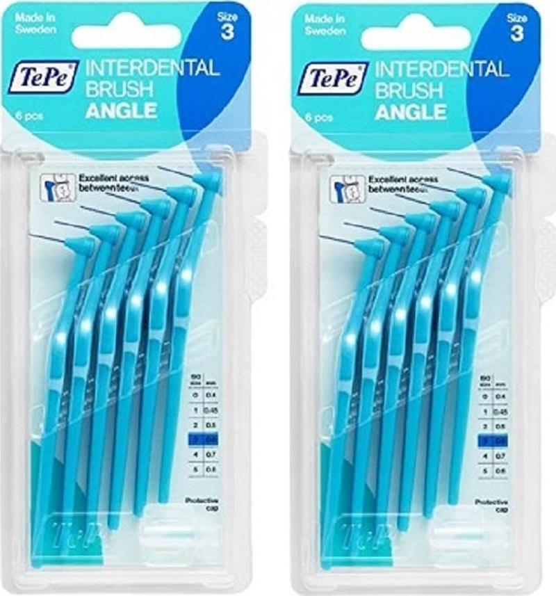 Angle Saplı Arayüz Fırçası 6 Lı Mavi 0,6 Mm | 2 Adet