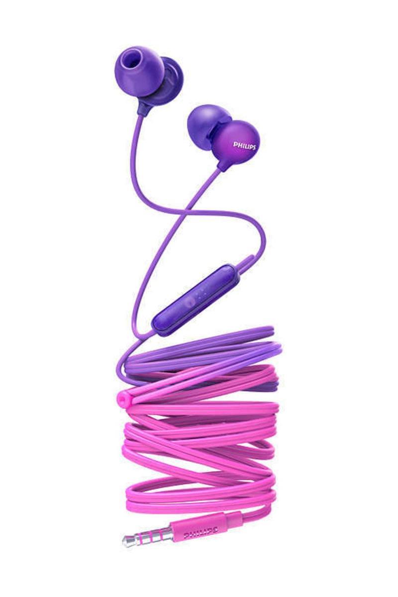 Philips SHE2405PP Mikrofonlu Kulak içi Kulaklık - Pembe/Mor
