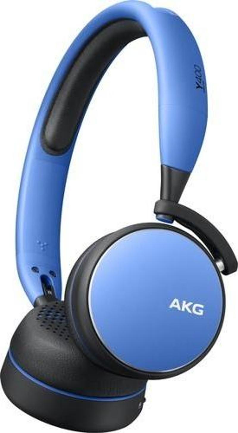 AKG By Harman Y400 Kablosuz Bluetooth Kulaklık Mavi (Samsung Türkiye Garantili)
