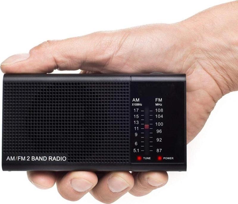 Cep Tipi Taşınabilir Fm Radyo Kb-800 Siyah