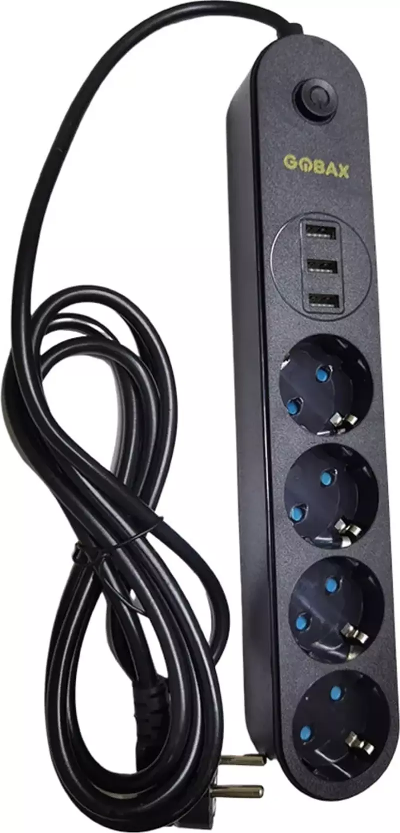Termal Akım Korumalı Grup Priz Ve 3’lü Usb Şarj Aleti (3877)