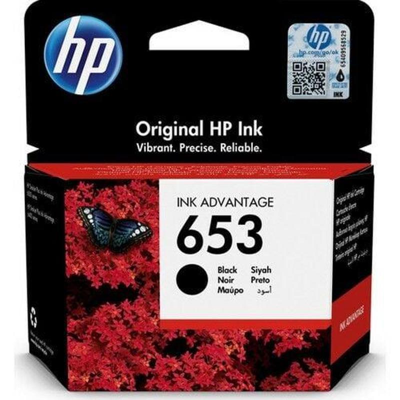 HP Hp 653 3YM75AE Siyah Orjinal Kartuş / Hp Deskjet 6075 / 6475