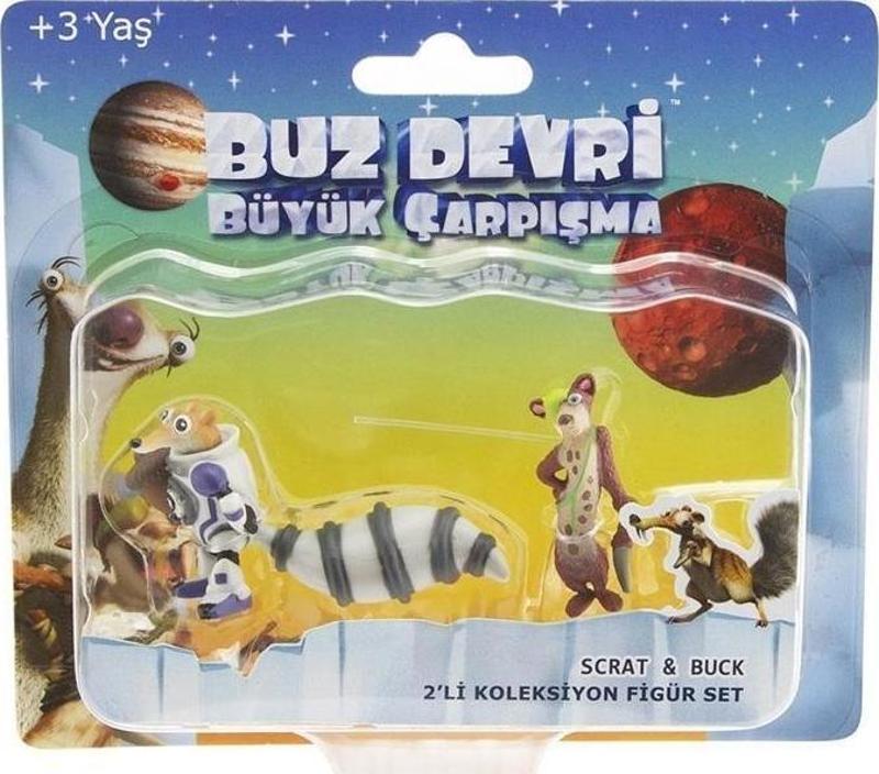 Ice Age - Buz Devri 5 Büyük Çarpışma Scrat Buck Figür Set