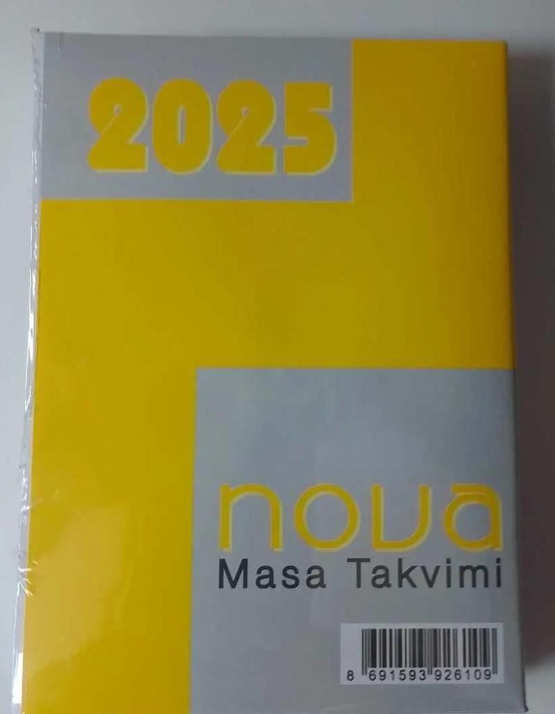 Masa Takvimi Blok 2025 Yılı Masa Takvimi