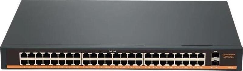 Tıwox Tp-g4820-poe800w 48 Port Gıgabıt + 2x 1gb Sfp Uplınk Rackmount Poe Swıtch