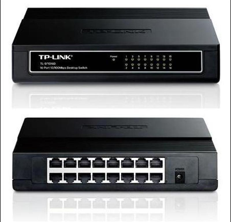 Tp-lınk Tl-sf1016d, 16 Port, Megabit, Yönetilemez, Masaüstü Switch