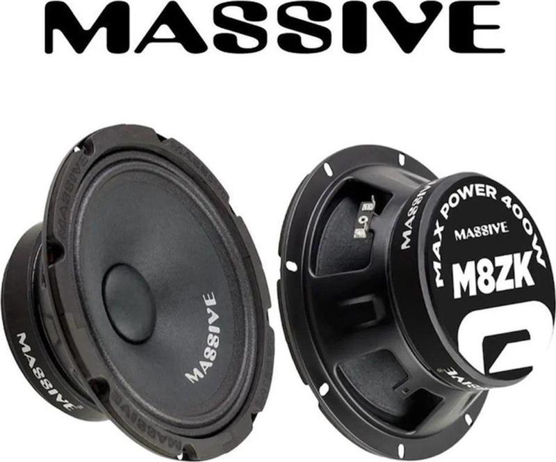 Ms-m8zk 800watt / 300w Rms 20 Cm Premimum Oto Midrange Hoparlör Metal Kapaklı