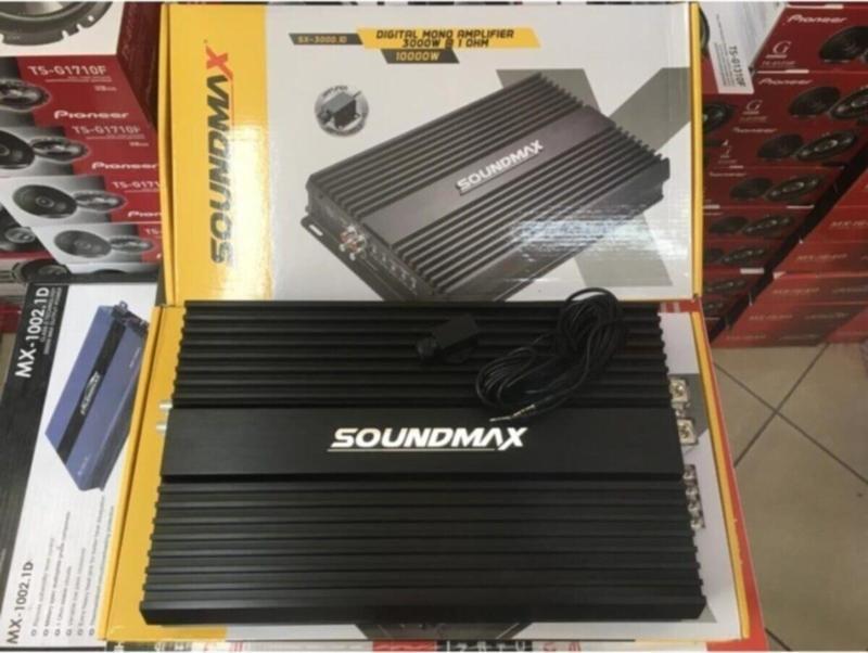 Sx-3000.1d Mono Amfi 10.000 Watt Bas Kontrol Aparatlı