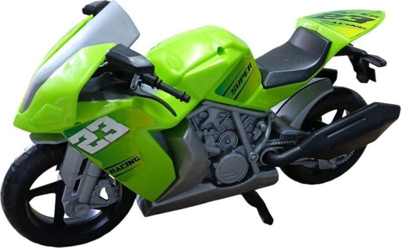 Moto Racing Yarış Motoru  29 cm Yeşil