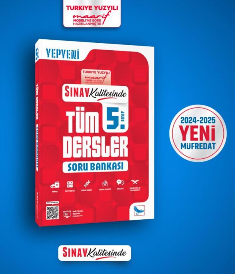 Sınav Kalitesinde 5. Sınıf Tüm Dersler Soru Bankası