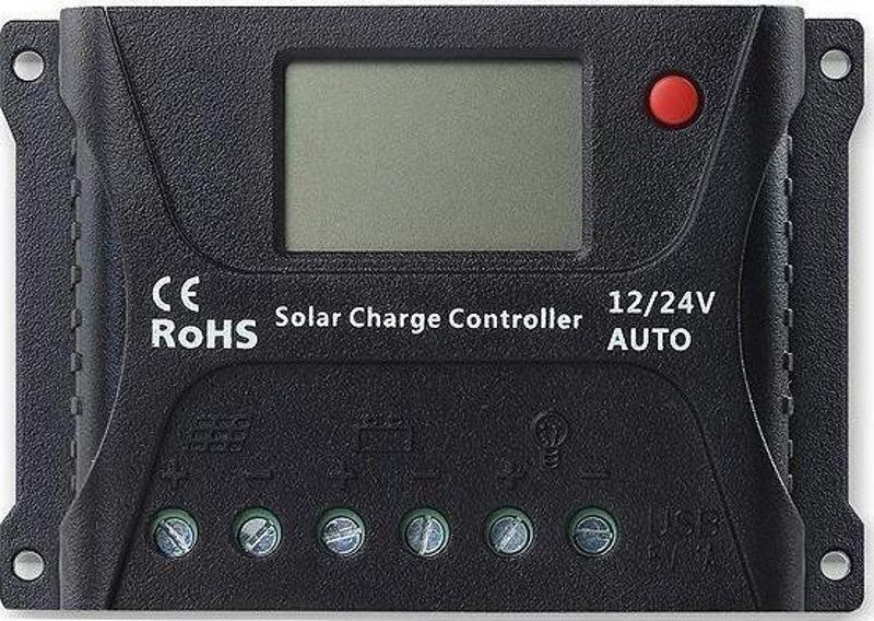 SRNE SR-HP2410 12 V/24 V 10A PWM Solar şarj regülatörü IP30 HP2410