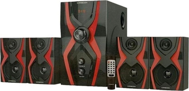 Ts-40 Serisi Bluetoothlu 4+1 Dijital Ekran Radyolu Usb Tf Destekli Ses Sistemi 52 Watt